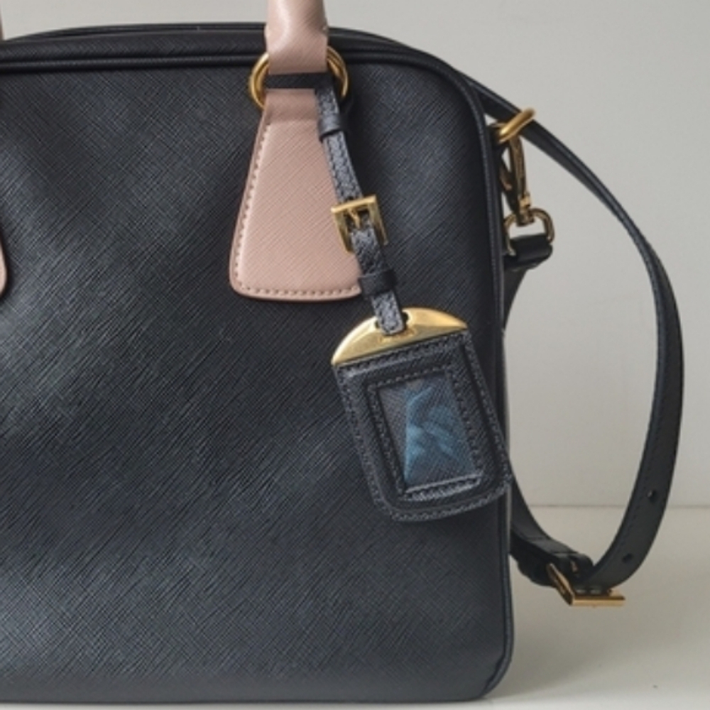 PRADA Saffiano Lux Square Satchel - Picture 7 of 12